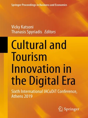 cover image of Cultural and Tourism Innovation in the Digital Era